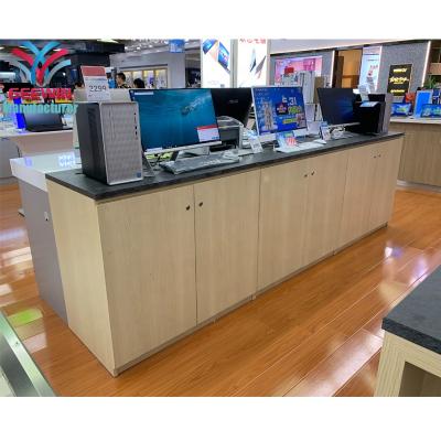 China Wholesale modern durable factory outlet counter design for computer shop interior design decoration for sale