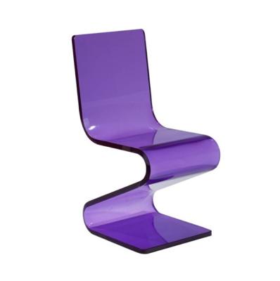 China (Other) hot sale colorful z shape chair acrylic chair adjustable for sale