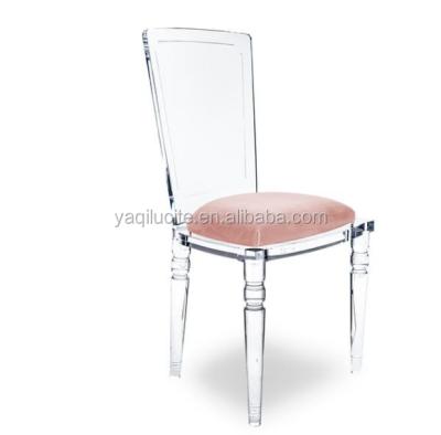 China Dining chair Juliette Lucite Chair without arms clear for sale