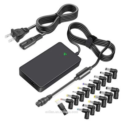 China Universal Adjustable Laptop Power Adapter 90W 15V-20V Notebook Charger Laptop Portable Chargers For Asus/Acer/Hp/Dell/Lenovo/Toshiba for sale