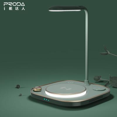 China PRODA 5-in-1 15W Max Case Friendly Wireless Charger Mobile Phone Earphone Fast Charging Watch With Bendable Lamp Or Without Lamp for sale