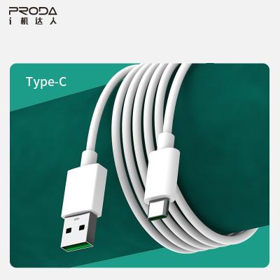 China Cell Phone PRODA Vand Air Series VOOC 40W Current Super Fast Charging Large Mobile Power Cable For Vivo A.C. USB To Type-C for sale