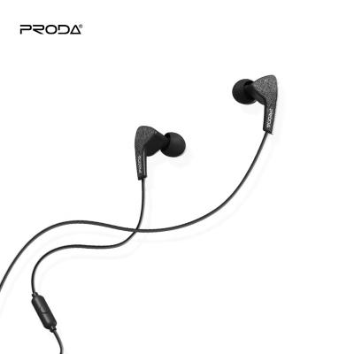 China PRODA 1.2m Length In-Ear Cloth In-ear Wired Headphones With Beautiful Retail Package, High Quality Wired Headphones for sale