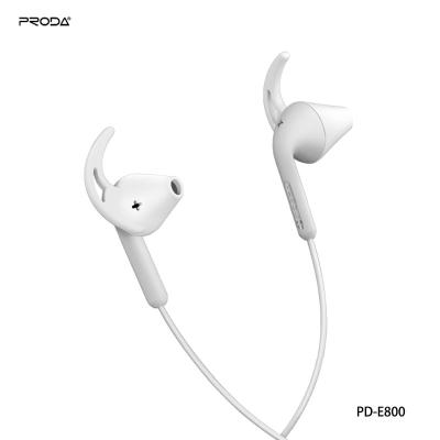 China PRODA/AZEADA PD-E800 In-Ear 3.5mm Wired In-Ear Headphone Shark Fin Design Unique Sport Earbuds For Mobile Phone for sale