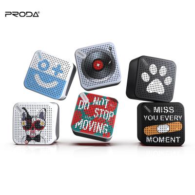 China Proda Waka TWS Wireless Speaker PD-S100 Wireless Model Customized Small Portable Wireless TWS Speaker for sale