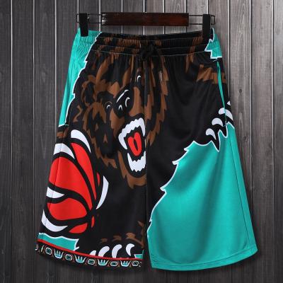 China Wholesale Breathable American Warriors Sports Professional Basketball Pants Training Streetball Casual Shorts Five-point Pants for sale