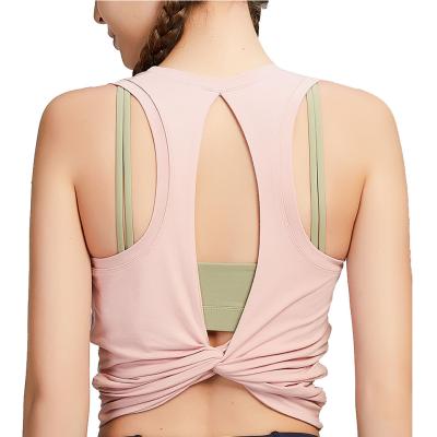 China Wholesale Glorystar QUICK DRY Women's Soft Cotton Workout Loose Cropped Tank Tops for sale