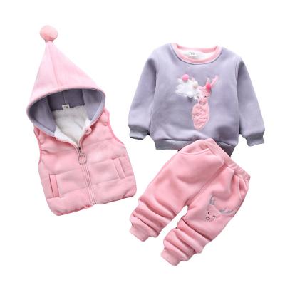 China New Washable Hot Selling Products Winter 3 Piece Baby Clothes Set On Sale for sale