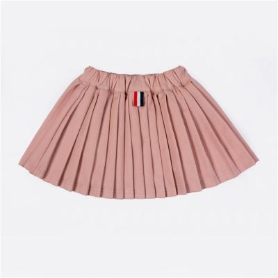 China Best Selling Items Washable Boutique Pleated Asian School Uniform Girl Short Pink Mini Skirt For Kid Child for sale