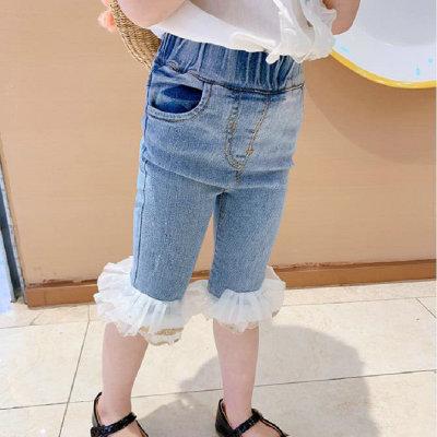 China Breathable 2020 Summer Best-selling Japanese Girl Shorts Cute Soft Girl Mesh Lace Pants Denim Shorts for sale