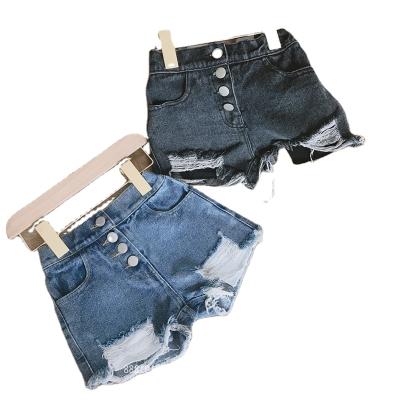 China 2020 Summer Fashion Boutique Japanese Girls Shorts Breathable Cute Girl Washed Hole Denim Underpants for sale