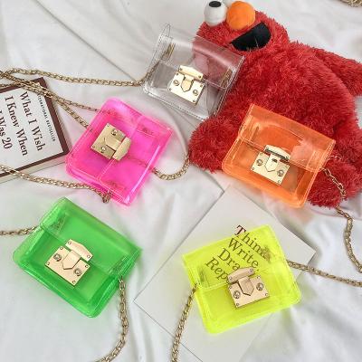 China Children PVC Mini Coin Bag 2021 Clear Money Change Purses Jelly Purse Baby Girls Small Summer Child PVC Wallet Zero Transparent Pocket for sale