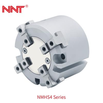 China Parallel Type NMHS4 Pneumatic Robot Gripper Aluminum Material for sale