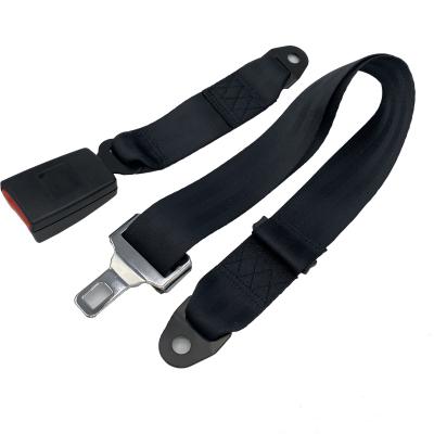 China Car interior parts car seat belt buckle holder two point bus safety 2 point seat belt for sale