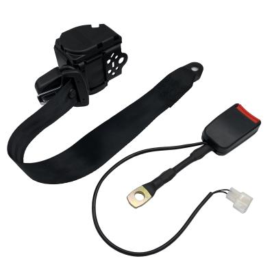 China Wholesale Safety Three Point Automotive Emergency Lock Seat Belt With Wire Switch for Bus for sale