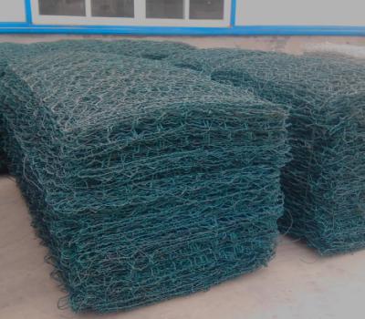 China Gabions PVC Coated 2m*1m*1m Hexagonal Gabion Box As Stone Cage for sale