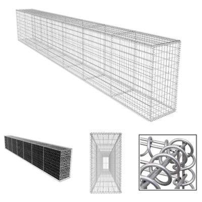 China Easy And Quick Installation China Factory Supply 50x100mm 4mm Galvanized Welded Gabion Box For Retaining Walls for sale