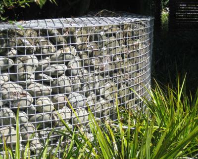 China Gabions hot-dipped 2*1*0.5 m galvanized decorative welded stone gabion wall for sale