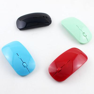 China Mini new custom thin 2.4g color and logo printing 2.4G wireless mouse mouse for sale