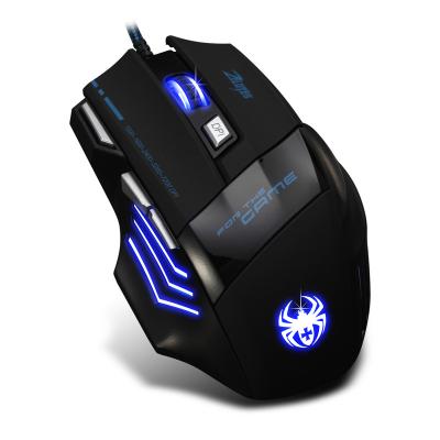 China 2021 NEW ARRIVAL Optical Cable 5500 DPI RGB 7D Gaming Mouse GAMING MOUSE FOR COMPUTER for sale