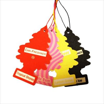 China Custom Design Eco-friendly Shape Air Freshener 2020 Car Paper Air Freshner/Car Hanging Air Fresher For Promotion for sale