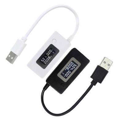 China MINI Power USB Charger Mobile Current-Voltage Tester Dual LCD Display USB Charger Capacity For Phone Power Bank for sale