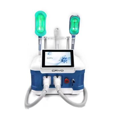 China Portable face lift cyro 360 fat freezing with 3 handles cryolipolysis slimming machine for cellulite reduction for sale