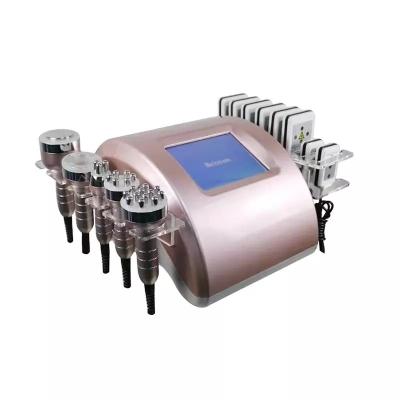 China Skin Tightening Vacuum Cavitation System 40KZ Weight Loss Beauty Machine Slim Lipolaser RF Cavitation Slimming Machine for sale