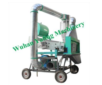 China High Efficiency Wheat Cleaning Machine Movable Vibration Sieve Machine for sale