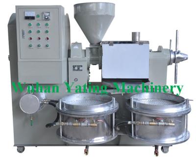 China Vacuum Oil Presser with filter device,Spiral Oil Expeller,Screw Press Machine for sale