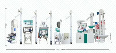 Китай Мельница риса 15 тонн риса обрабатывая машинное оборудование продается