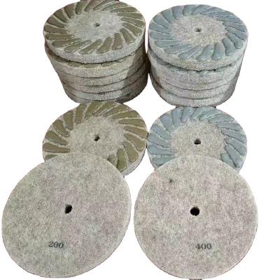 China Grinding&polishing 9 inch 225mm horse hair polishing pad for sale