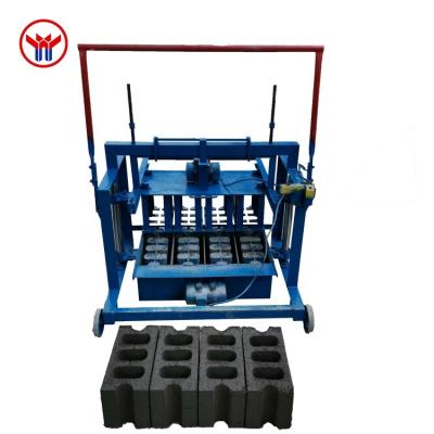 China Building Material Shops Design Manual Layer Concrete Cavity Calculation Movable Noise Cement Block Making Machine for sale