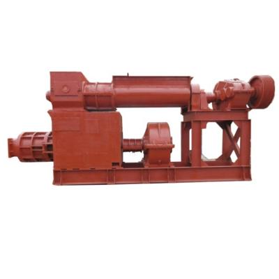 China Building Material Shops Automatic Double Stage Vacuum Extruder Clay Brick Heating Machine Making Machine for sale