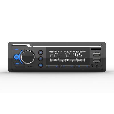 China BT Music and Phone In-dash Universal Single-Din Car MP3 Player with USB/TF/AUX/BT/FM Radio and USB Charging for sale