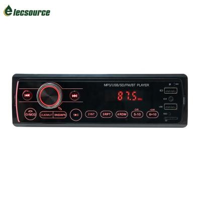 China Universal Car FM Radio Bluetooth In-Dash 1 Din Audio Digital Media Receiver with USB/TF/AUX/Bluetooth/FM Radio for sale