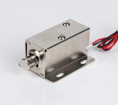 China Open Frame JSO-1054 12V Solenoid Solenoid Door Lock Linear Cabinet Lock Electromagnetic Door Lock for sale