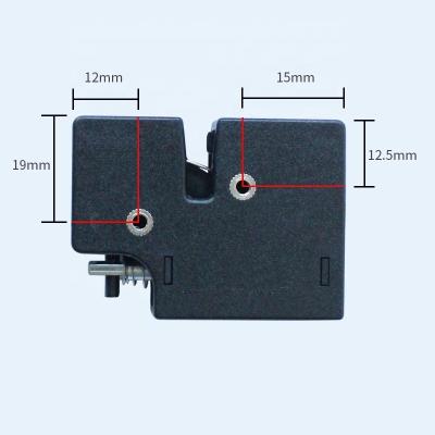 China ABS Plastic DC 12V Mini Solenoid Lock ,Electronic Mini Lock Solenoid Electric Locker Lock for sale