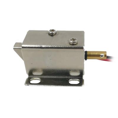 China JSO-0627 Open Frame with 6VDC Override Solenoid Reciprocating Lock Solenoid Electric Bolt Lock for sale