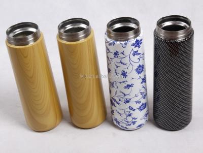 China Hydrographic Bottle Water Transfer Printing Carbon Fiber Flower Film Stainless Steel Mug for sale