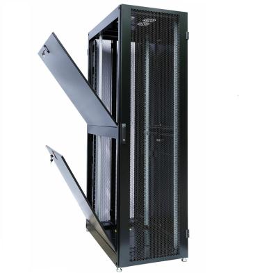 China Cold Rolled Steel Internet Cabinet OEM Rack Enclosure / Network Server Rack Mount 42U Deep Data Server Fan 800mm 600mm Thick for sale