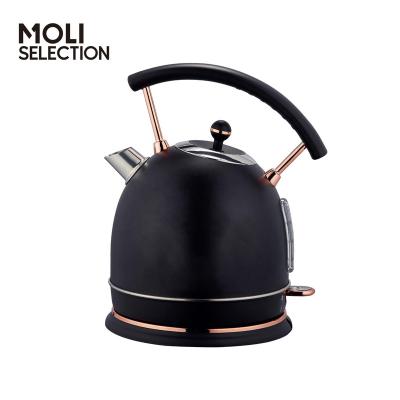 China 360 Degree Home Appliance Food Grade 304 Stainless Steel Low Rotation Electric Water Kettle with Dry Boil Cut-off Protection for sale