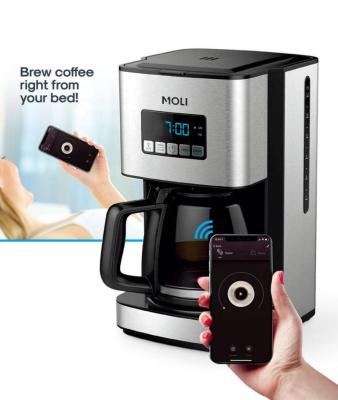 China Hot Selling Hotel Moli Pick 1.8L Automatic Drip Coffee Maker Home Use Electric Drip Coffee Maker WIFI Smart Coffee Maker for sale