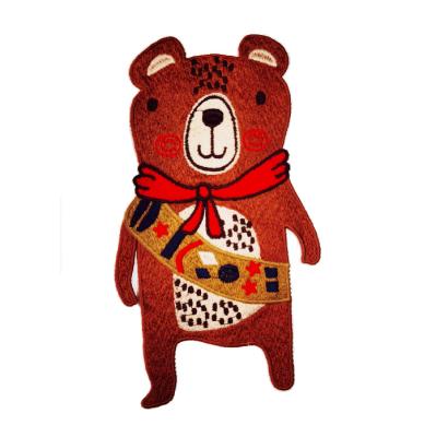 China Wholesale Custom High Quality Cheap Embroidery Patches Factory Washable Embroidery Patches For Knit Apparels for sale