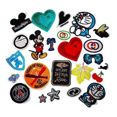 China Good Quality Washable Custom Embroidery Label Embroidered Patches Embroidery Badge Iron On For Hats for sale