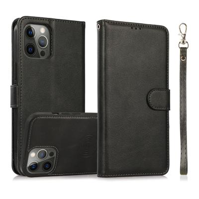 중국 Luxury Shockproof 2 in 1 Flip Wallet Leather Detachable Phone Case for iPhone 13 12 11 pro Max Xs Xr Xs Max 7 8 plus 판매용