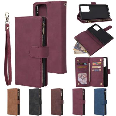 China Wallet Mobile Phone Shockproof Leather Case For Samsung Note20 ultra Note10 S10 S20 plus A51 A71 for sale