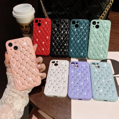 China Luxury Shockproof Diamonds Bling Phone Case For iPhone 13 12 11 pro Max Xs Xr Xs Max 7 8 plus en venta