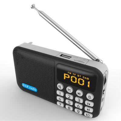 China Digital DAB+FM PORTABLE Radio BT Stereo Speaker Radio Play Mp3 Speaker Pocket DAB-P8 Te koop