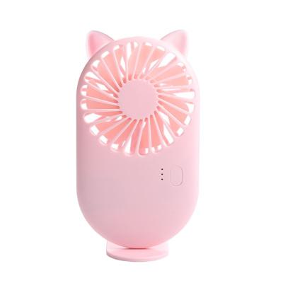 중국 3 Fashion Summer Adjustable Cooler Portable Mini Fan Handheld USB Cute Portable Chargeable Desk Fans for Outdoor Travel Office 판매용